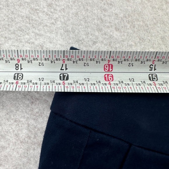 Isaac Mizrahi For Target‎ Trouser Shorts Womens 12 Bermuda Blue Career Pockets - Picture 8 of 9